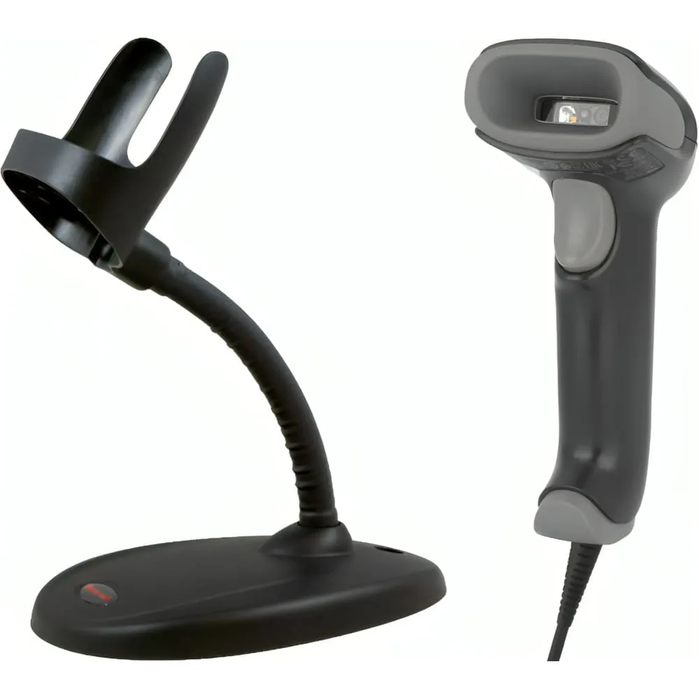 Leitor de código de barras com fio Honeywell 1470g com e sem suporte