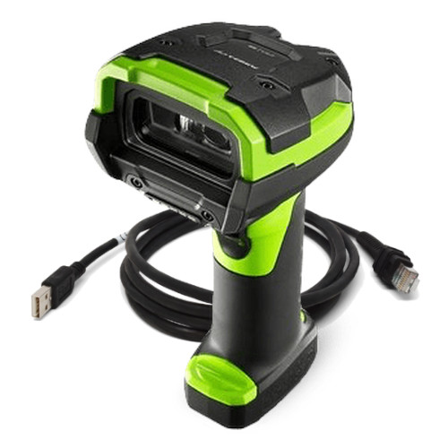 Leitor de código de barras industrial com fio Zebra DS3608